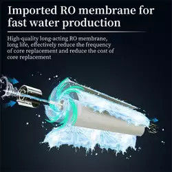 Undersink Tankless Water Filter System RO Reverse Osmosis 600GPD 800GPD
