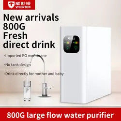 Longbank 600Gpd Tabletop Desktop RO Water Purifier Dispenser Water Softener