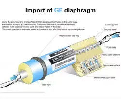 Ecograph Reverse Osmosis System Water Filter Purifier Dispenser 5 Stages
