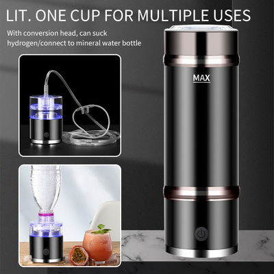 350ml Portable Hydrogen Inhaler Smart Hydrogen Water Bottle