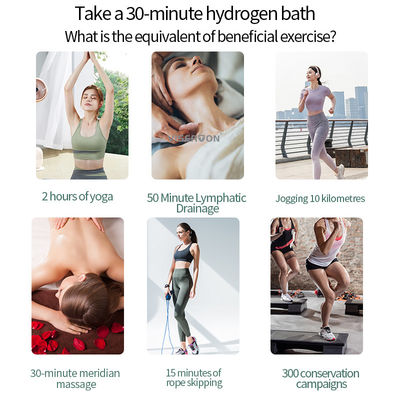 منتج حمام الهيدروجين لمنتجع التجميل VST-HY-2 مع 4500-5000ppb محتوى الهيدروجين