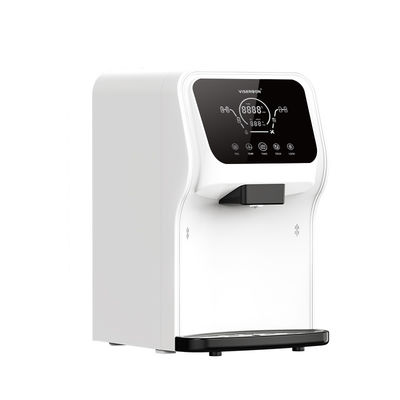 آلة تنقية المياه الساخنة والباردة 75G 2200w Desktop RO مع نطاق الضغط الهيدروليكي 0.1-0.4 Mpa